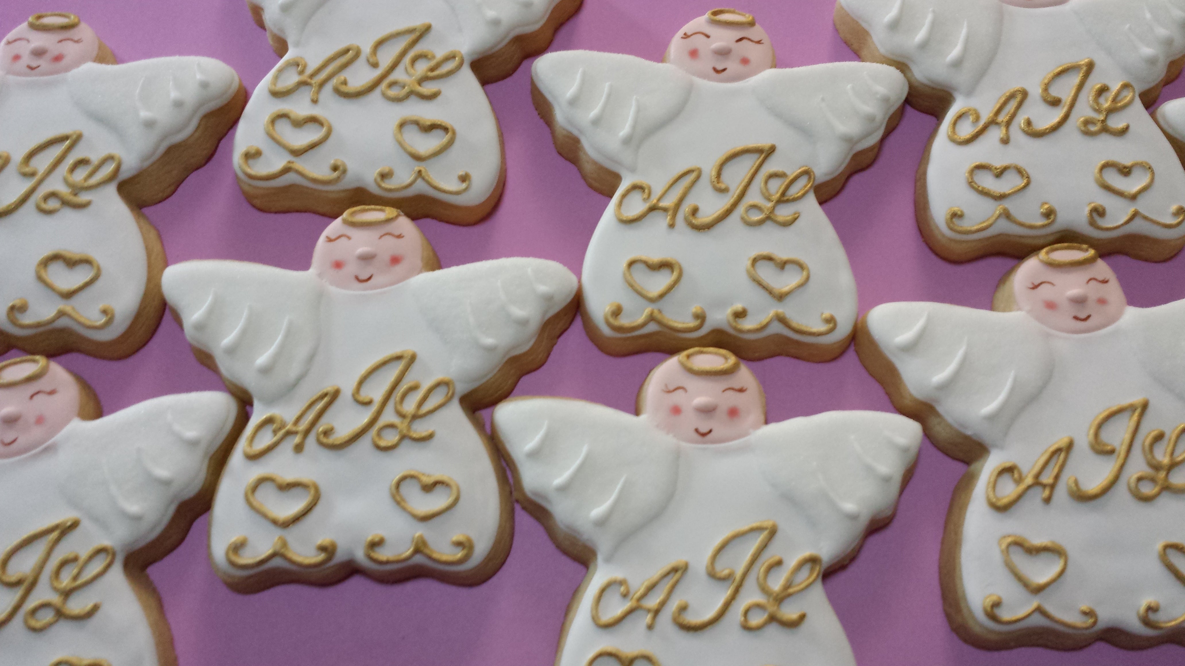 Personalized Angels 24 cookies