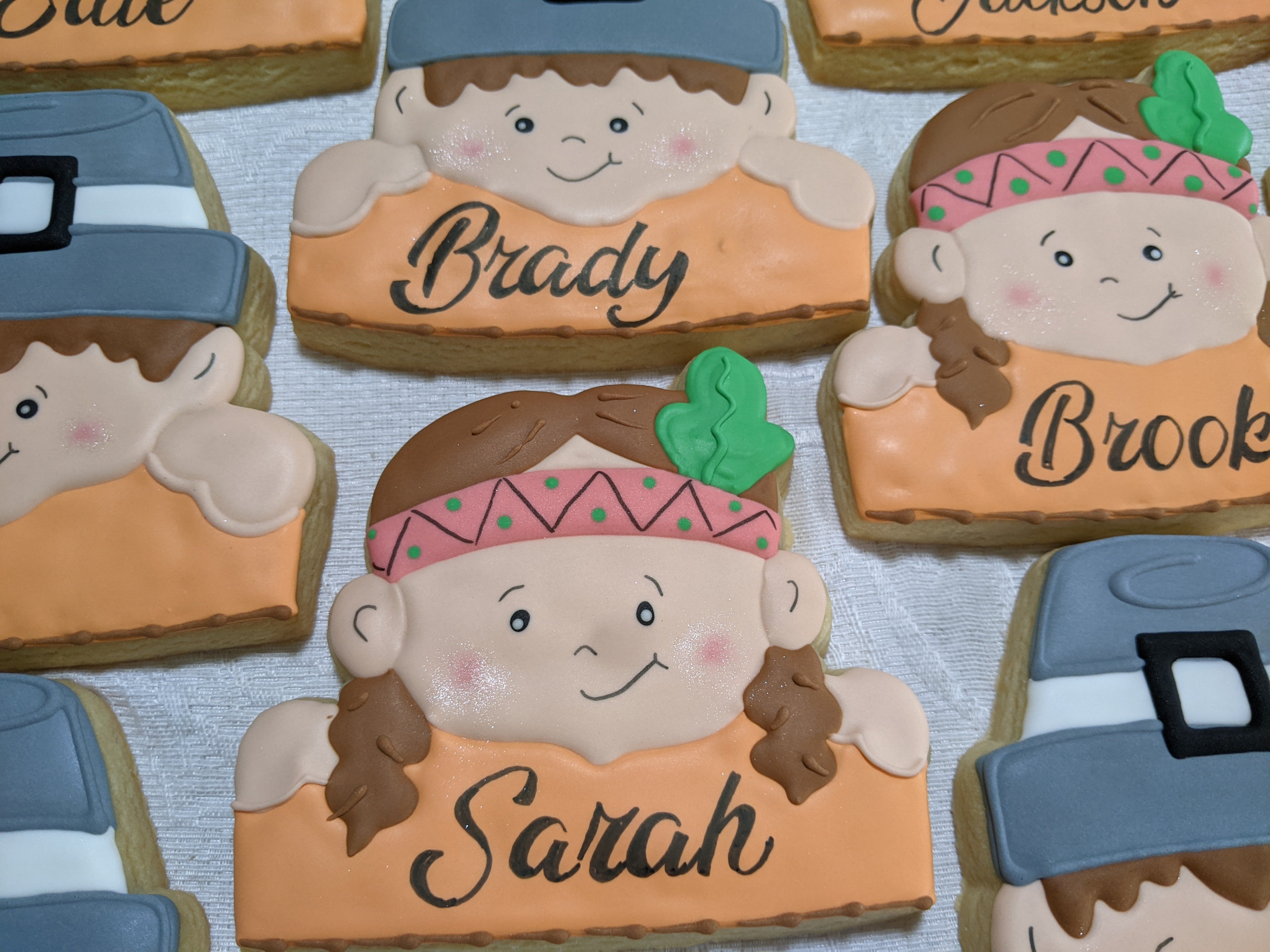 Thanksgiving Celebration Personalized 24 cookies