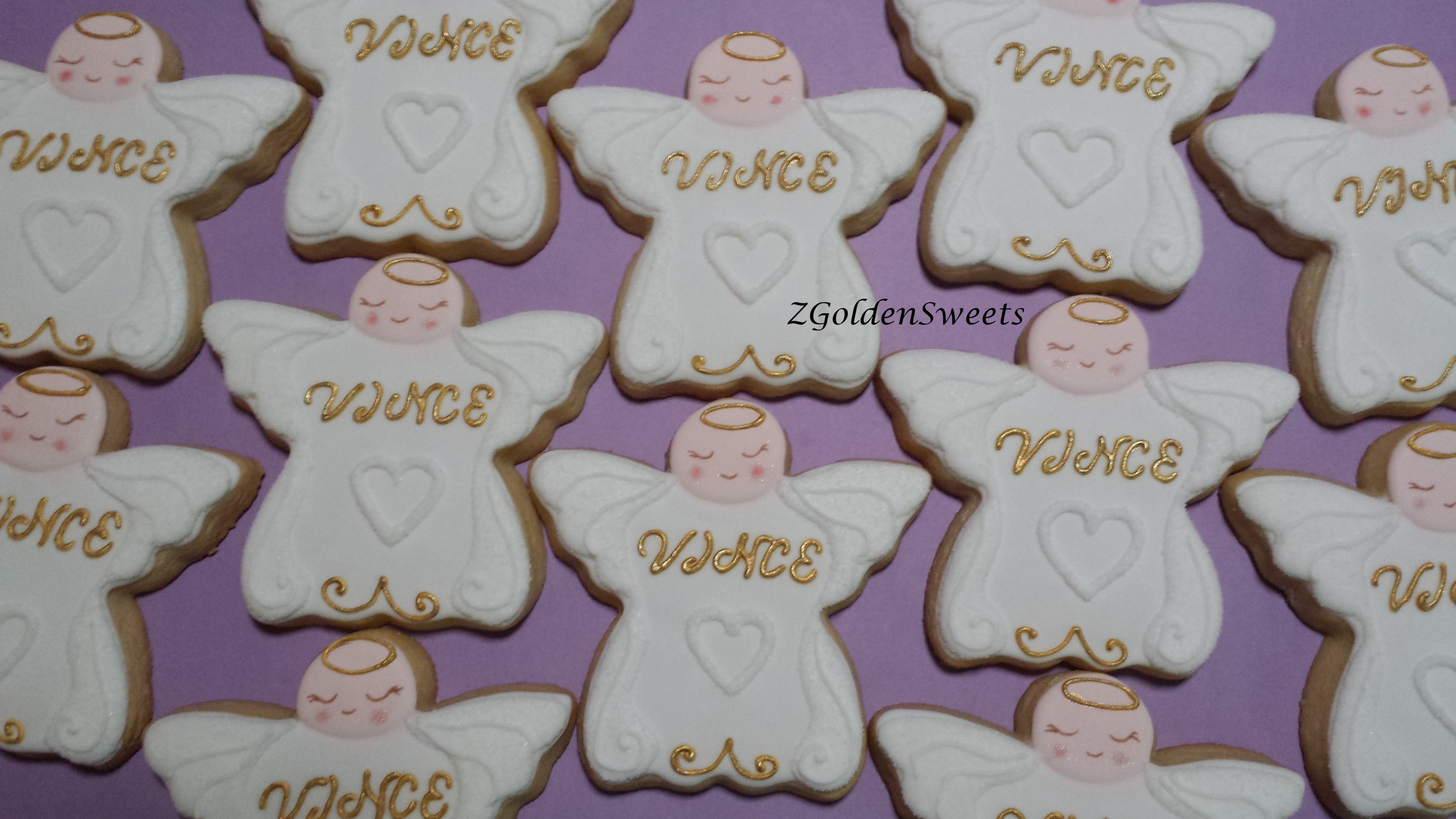 Personalized Angels 24 cookies
